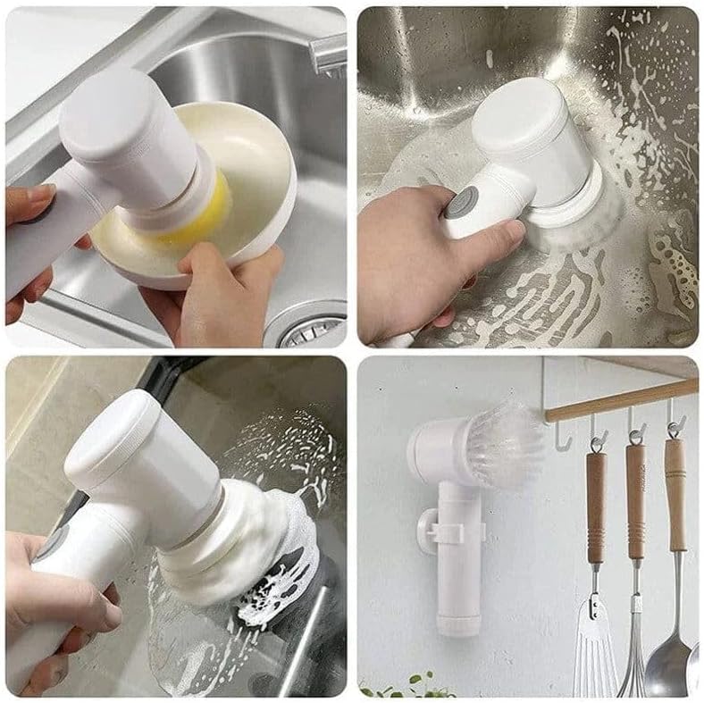 SHIAWASE SHOP™🧼 クリーンプロ 3イン1 –クリーンプロ 5イン1- コードレス電動クリーニングブラシ